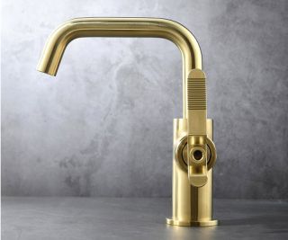 Смеситель для раковины Bronze de Luxe 1760'S 1178CG, матовое золото